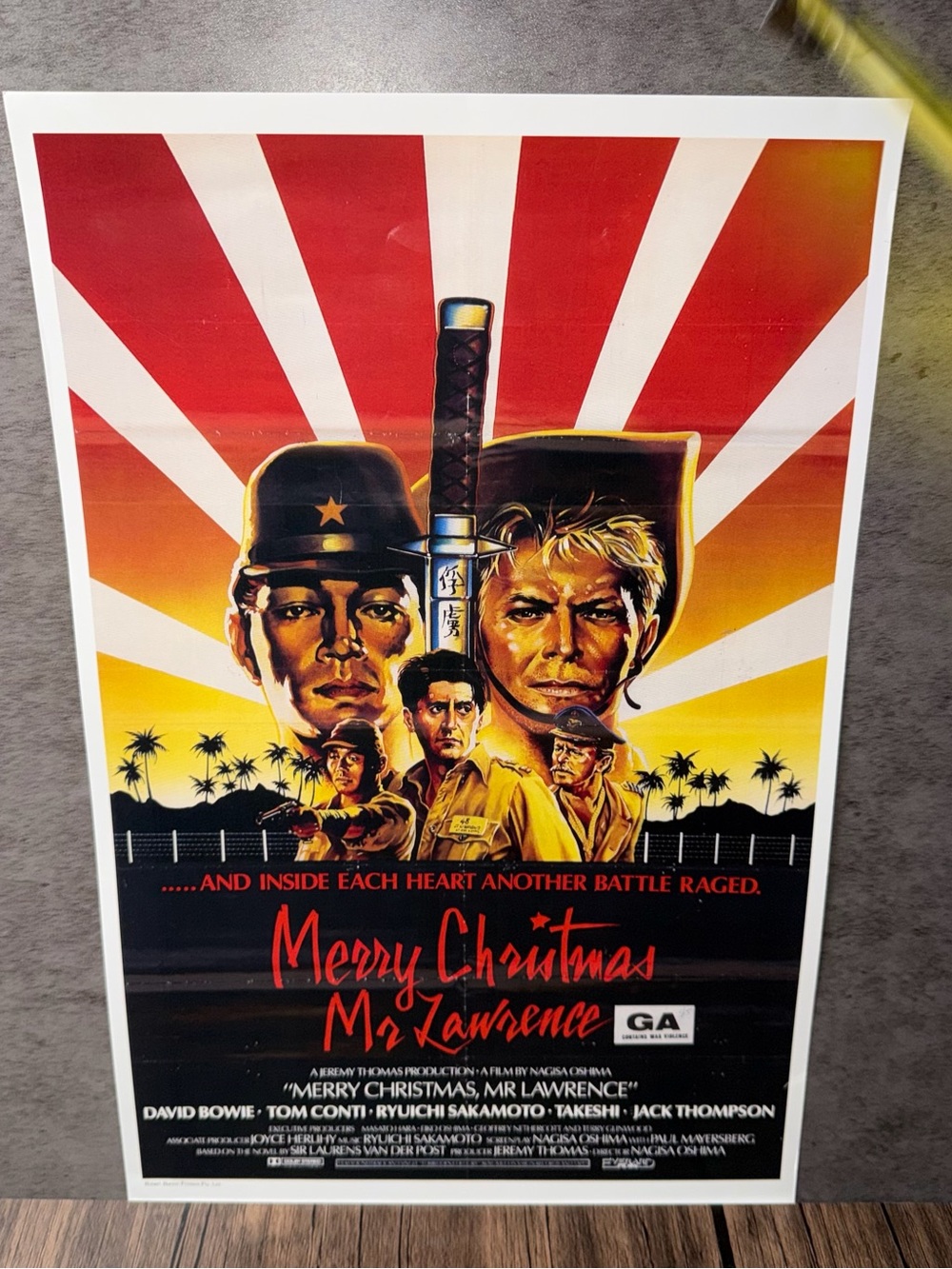 Merry Christmas Mr. Lawrence Movie Art Poster print 11x17”